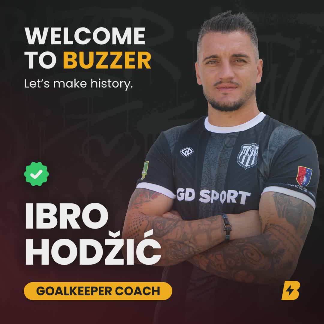 Post by Buzzer Fan: 🚨🧤 Welcome Ibro Hodžić to Buzzer! 🌍🔥 Ibro Hodžić is a Bosnian goalkeeper coach dedicated to developing the next...