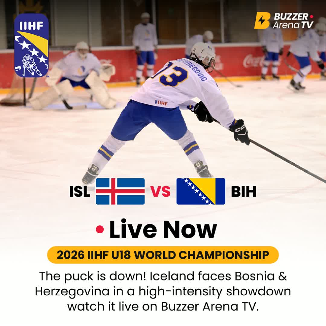 Post by Buzzer Fan: 🏒 BIH 🇧🇦 vs ISL 🇮🇸 The puck has dropped in Sarajevo! 🇧🇦 Bosnia and Herzegovina and Iceland are officially...