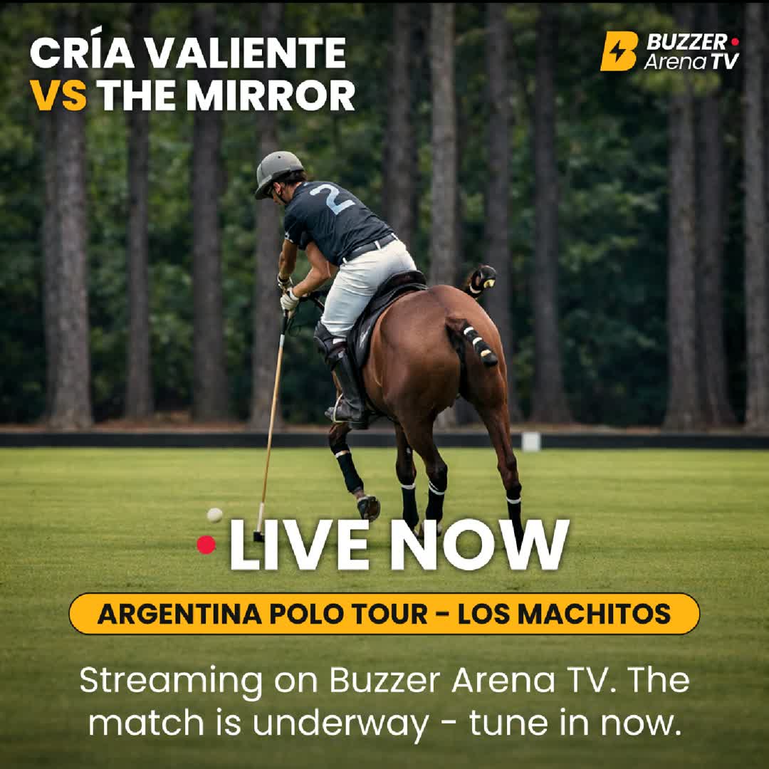 Post by Buzzer Fan: LIVE NOW 🔴🐎 The Argentina Polo Tour – Los Machitos is underway! Watch the action live on Buzzer Arena TV and don’t...