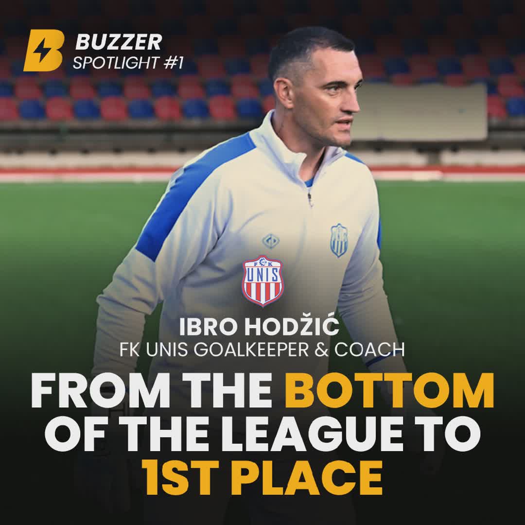 Post by Buzzer Fan: 🔥 The premiere of our new series Buzzer Spotlight is here! 🎉⚽ In Episode 1, our guest is Ibro Hodžić 🧤 from FK...