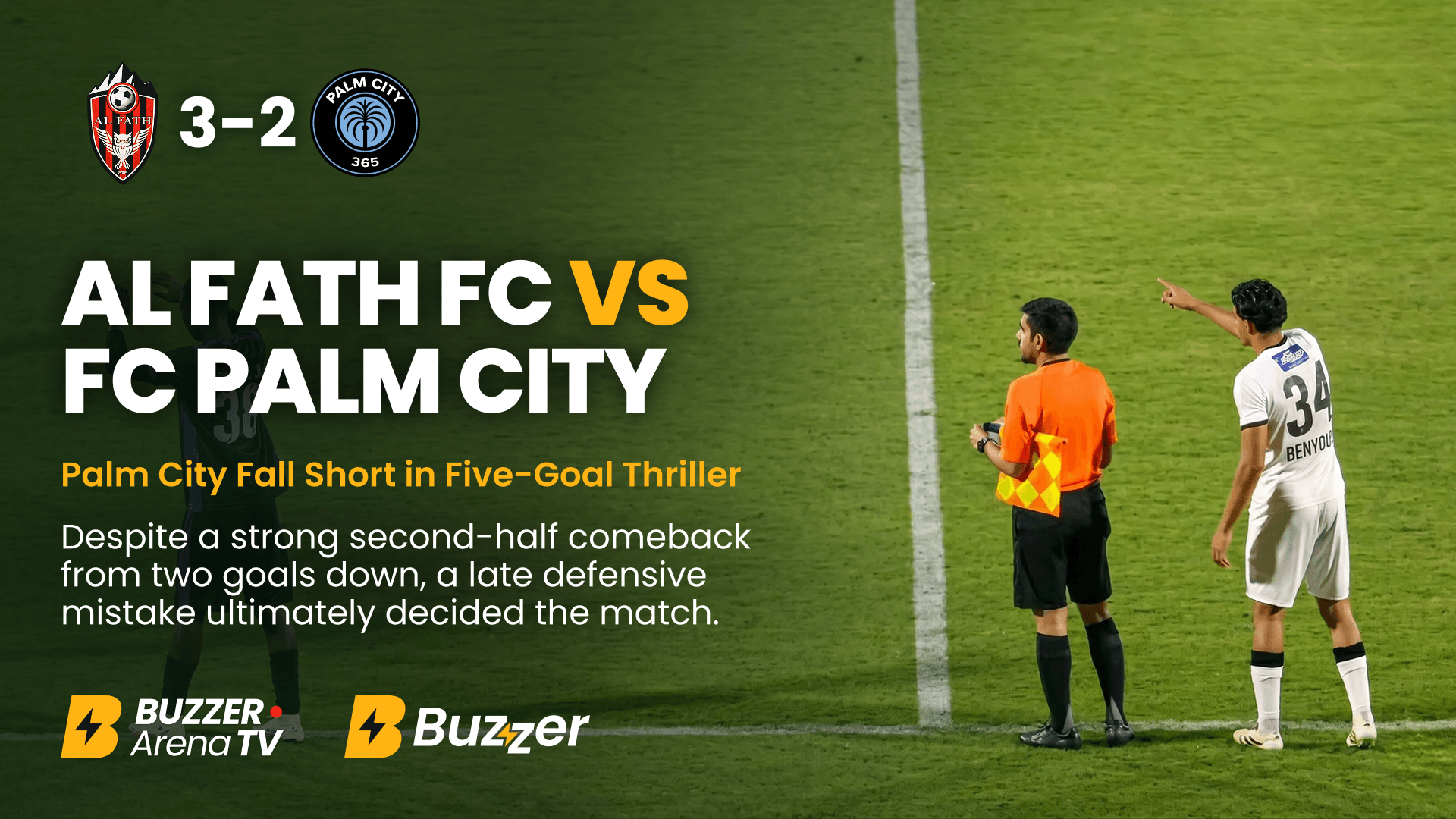 Al Fath Defeat Palm City in Dramatic UAE Second Division League Clash