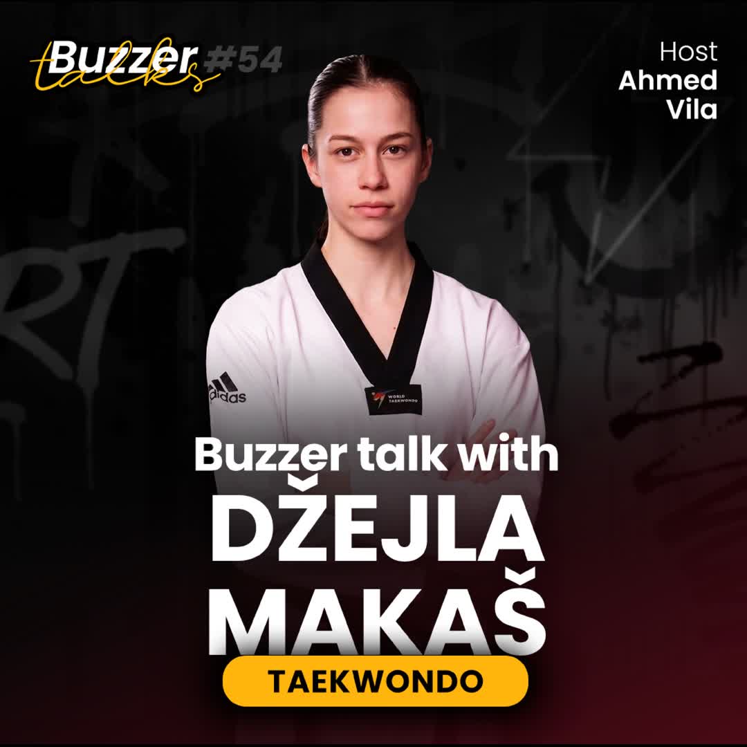 Post by Buzzer Fan: 🎥 TONIGHT at 7PM! A new episode of Buzzer Talks #54 is live! 🥋🔥 Host Ahmed Vila sits down with Džejla Makaš, one...