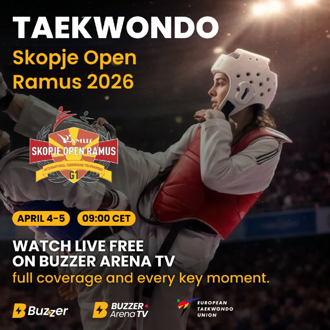 Post by Buzzer Fan: 🥋 Event Announcement Skopje Open Ramus 2026 📅 April 4–5 🕘 09:00 (CET) The Skopje Open Ramus 2026 brings together...