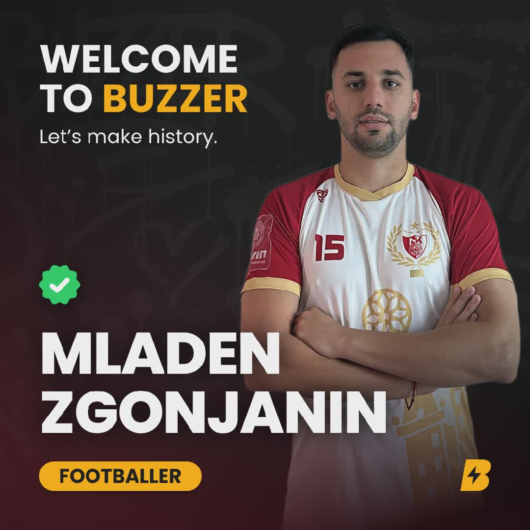 Post by Buzzer Fan: 🚨⚽ Welcome Mladen Zgonjanin to Buzzer! 🌍🔥 Mladen Zgonjanin is a Bosnian centre-back known for his versatility and...