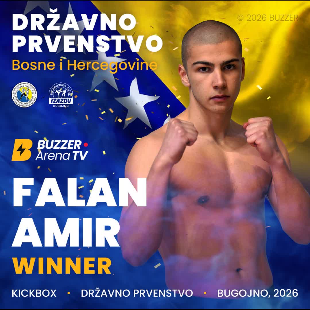 Post by Buzzer Fan: Eksplozivan nastup i atraktivna pobjeda! 👏🏻 #buzzer #kickbox #fight #bih