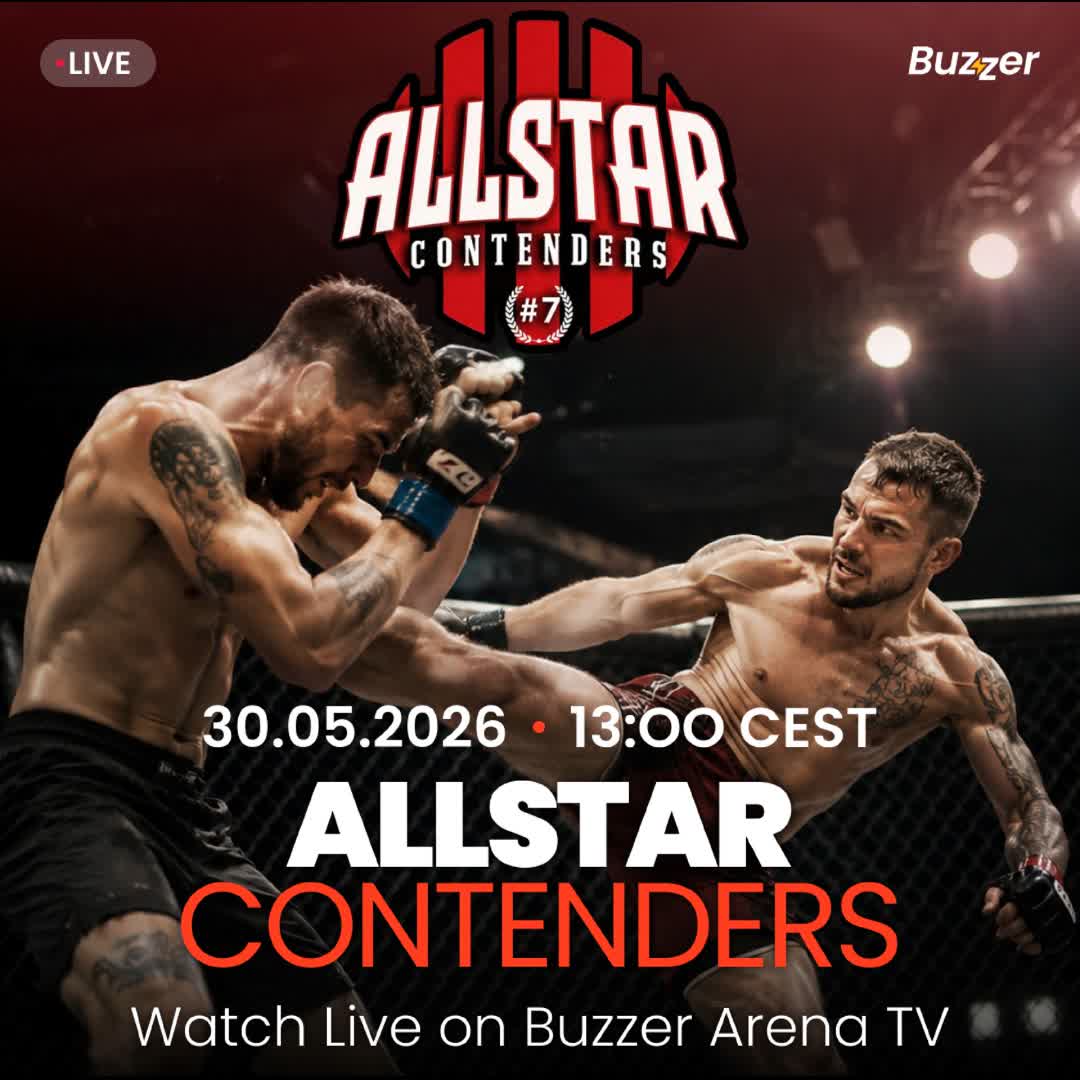 Post by Buzzer Fan: 🥊 ALLSTAR CONTENDERS #7 is LIVE on Buzzer Arena TV! In collaboration with Fight24, we're bringing the action...