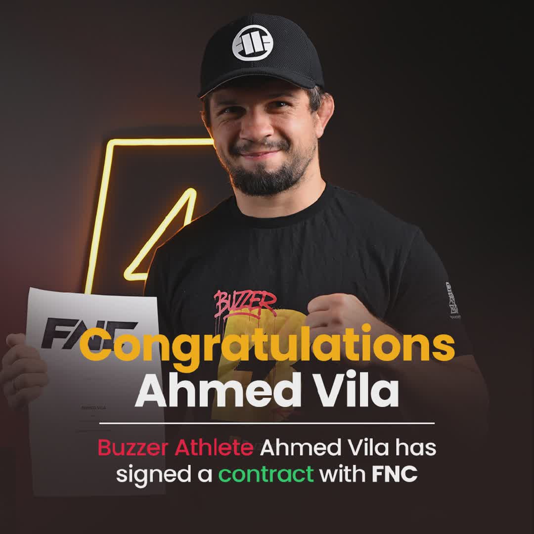 Post by Buzzer Fan: We're thrilled to announce that Buzzer Athlete Ahmed Vila has officially signed a contract with FNC!🔥 Your hard...