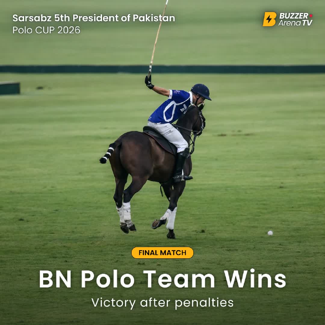 Post by Buzzer Fan: Full time. 🏇🔥 BN Polo are crowned champions, winning the Sarsabsz 5th President of Pakistan Polo Cup after a...