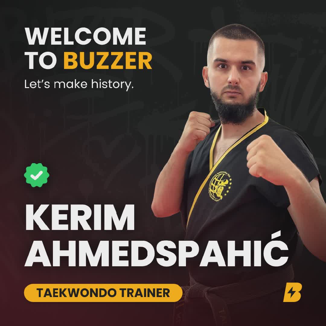 Post by Buzzer Fan: 🚨🥋 Welcome Kerim Ahmedspahić to Buzzer! 🌍🔥 Kerim Ahmedspahić is a Bosnian taekwondo coach and highly...
