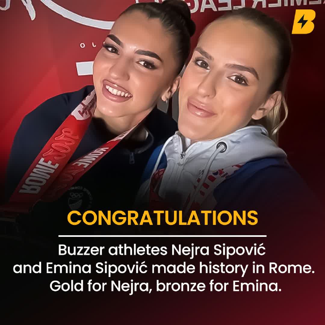 Post by Buzzer Fan: CONGRATULATIONS! 🎉🥋 Buzzer athletes Nejra and Emina Sipović achieved an incredible result at the competition in...
