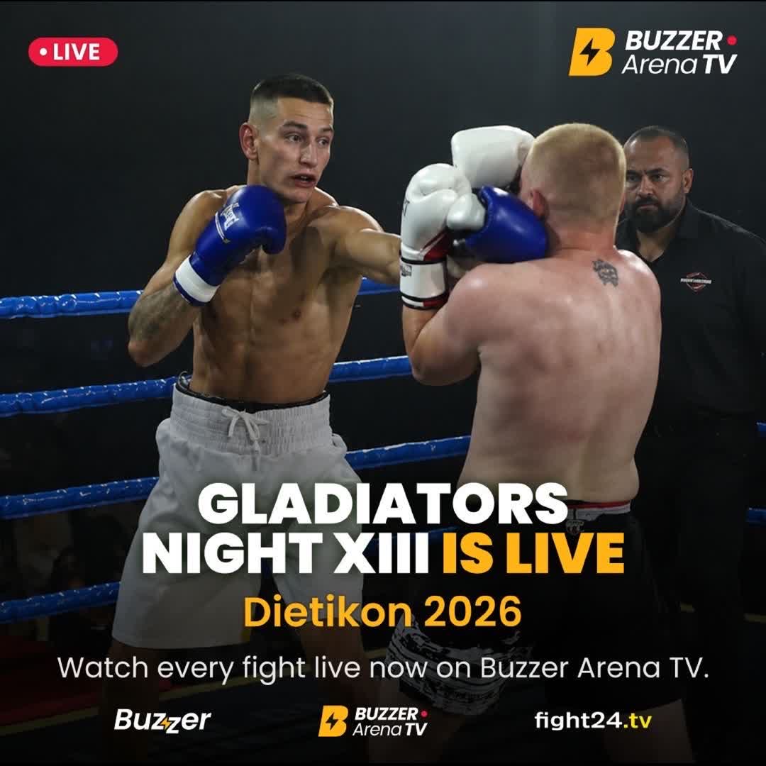 Post by Buzzer Fan: THE ACTION IS LIVE! Gladiators Night XIII has begun! 🔥 The wait is over! Step into the ring and experience the raw...