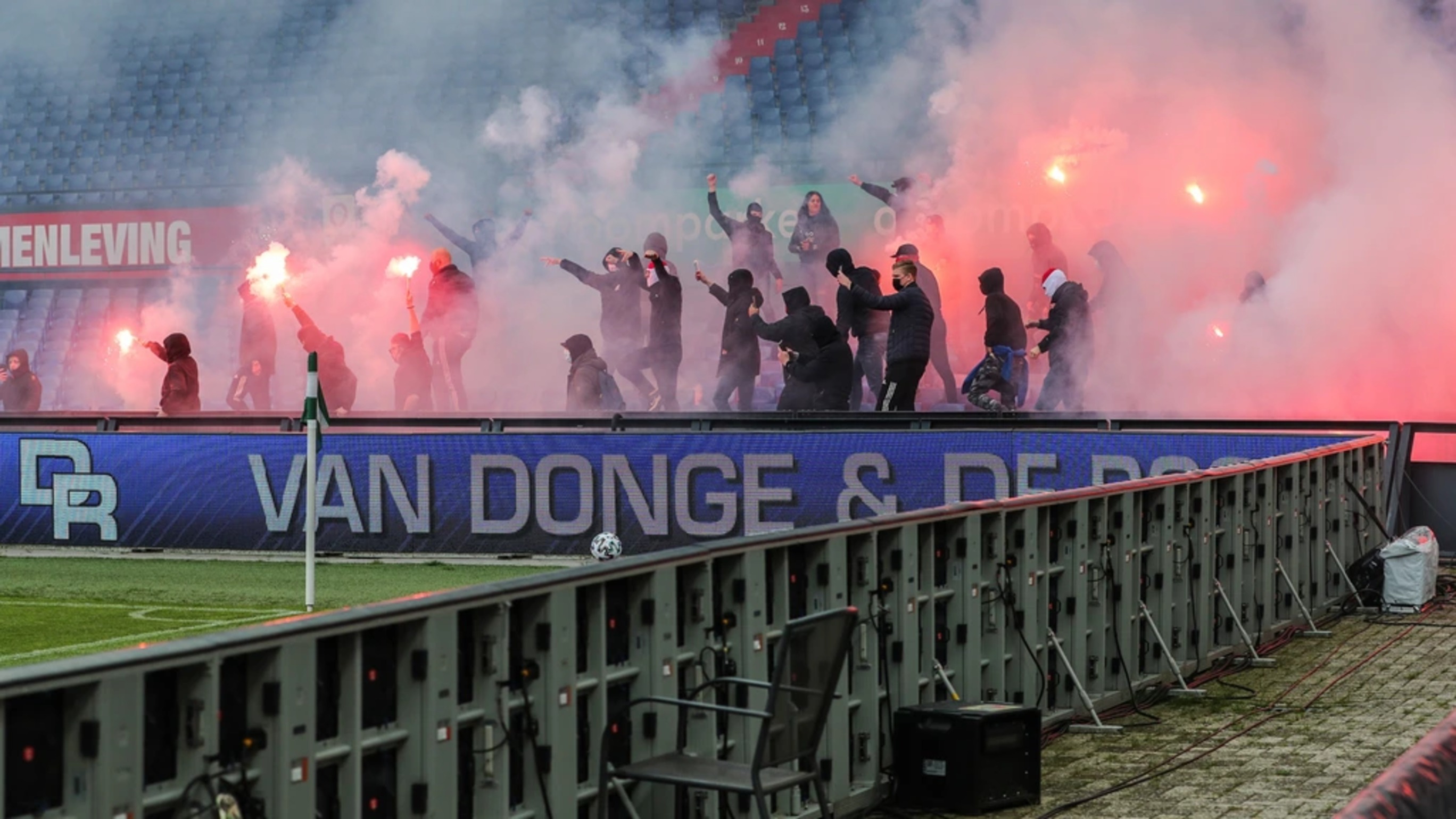 Feyenoord just did something clubs almost never do voluntarily.

They banned their own supporters, no kidding. Not because a governing body forced their hand, but because the club's own board decided the behavior had crossed a line severe enough to warrant it themselves.

The decision follows a genuinely alarming incident during Feyenoord's away match at SC Cambuur, where traveling supporters smuggled in heavy fireworks and rockets and set them off inside the away section.

Some of that pyrotechnic barrage crossed directly into the home end, injuring seven Cambuur supporters with burns, eye injuries and hearing damage.

Feyenoord's own goalkeeper, Tjark Ernst, narrowly avoided being struck.

The match was halted for roughly 20 minutes while officials dealt with the chaos.

## The club's response

In response, Feyenoord's board announced a self-imposed ban on its own traveling supporters for the club's next two away fixtures, against NEC Nijmegen and PEC Zwolle, with fans who'd already bought tickets for those matches receiving full refunds.

General Director Robert Eenhoorn was blunt about the reasoning, acknowledging that punishing the well-behaved majority of fans felt deeply unfair but that the severity of what happened at Cambuur left the board no real alternative.

What makes this genuinely notable is the sequencing.

This wasn't primarily a governing body or a rival club's local authority stepping in first, though Nijmegen's mayor had separately threatened his own ban if perpetrators weren't identified.

Feyenoord moved on itself, ahead of any external mandate, essentially deciding that its own reputation and the safety of opposing supporters mattered more than the inconvenience to thousands of fans who did nothing wrong.

## The uncomfortable question

That raises a genuinely uncomfortable question that most clubs spend years avoiding.

Ultras and hardcore traveling support have historically been treated by clubs as an asset worth protecting almost unconditionally, the loud, passionate core that creates atmosphere, sells replica shirts and generates the kind of intimidating away-day reputation clubs quietly enjoy having.

Feyenoord's decision implicitly acknowledges that this asset has a real cost attached, one that occasionally outweighs the benefit entirely, especially once actual bystanders start getting physically hurt rather than just offended.

The financial and reputational math here isn't simple, either.

Refunding thousands of tickets isn't free, and neither is the risk of alienating a fanbase already frustrated by what they'll likely see as collective punishment for the actions of a small number of individuals.

Feyenoord is betting that the long-term cost of looking like a club that tolerates supporters seriously injuring people at rival stadiums outweighs the short-term backlash from banning everyone indiscriminately.

Rugby, notably, faced something similar decades ago when hooliganism forced English football as a whole to fundamentally rebuild its relationship with supporters throughout the 1980s and 90s.

Individual, voluntary self-punishment by a single club is a much smaller and more targeted version of that same basic calculation.

Is this the right way to handle supporter violence, disciplining an entire fanbase for the actions of a reckless minority, or does it just punish the people least responsible while the actual perpetrators walk away anonymous inside a banned crowd?