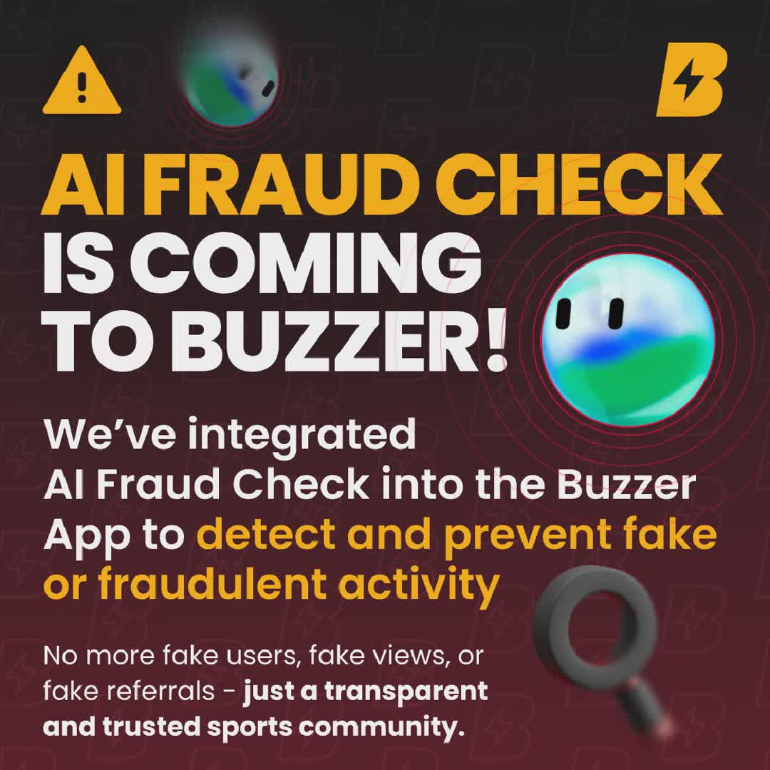 Post by Buzzer Fan: 🤖 AI Fraud Check is coming to Buzzer! We’ve integrated AI Fraud Check into the Buzzer App to detect and prevent...