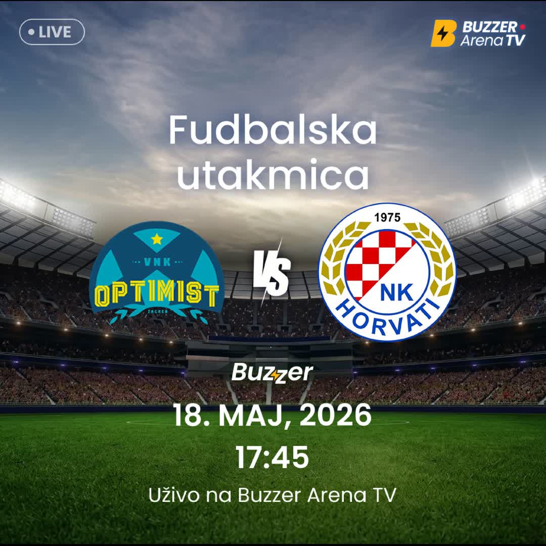 Post by Buzzer Fan: Veteranski fudbal večeras na Buzzer Areni ⚽️🔥 VNK Optimist i NK Horvati donose novo zanimljivo fudbalsko druženje i...
