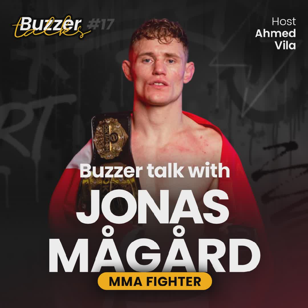 Post by Buzzer Fan: ⚡️Buzzer Talks #17 | Host Ahmed Vila sat down with Danish MMA fighter Jonas Mågård, also known as “The Shark”!...