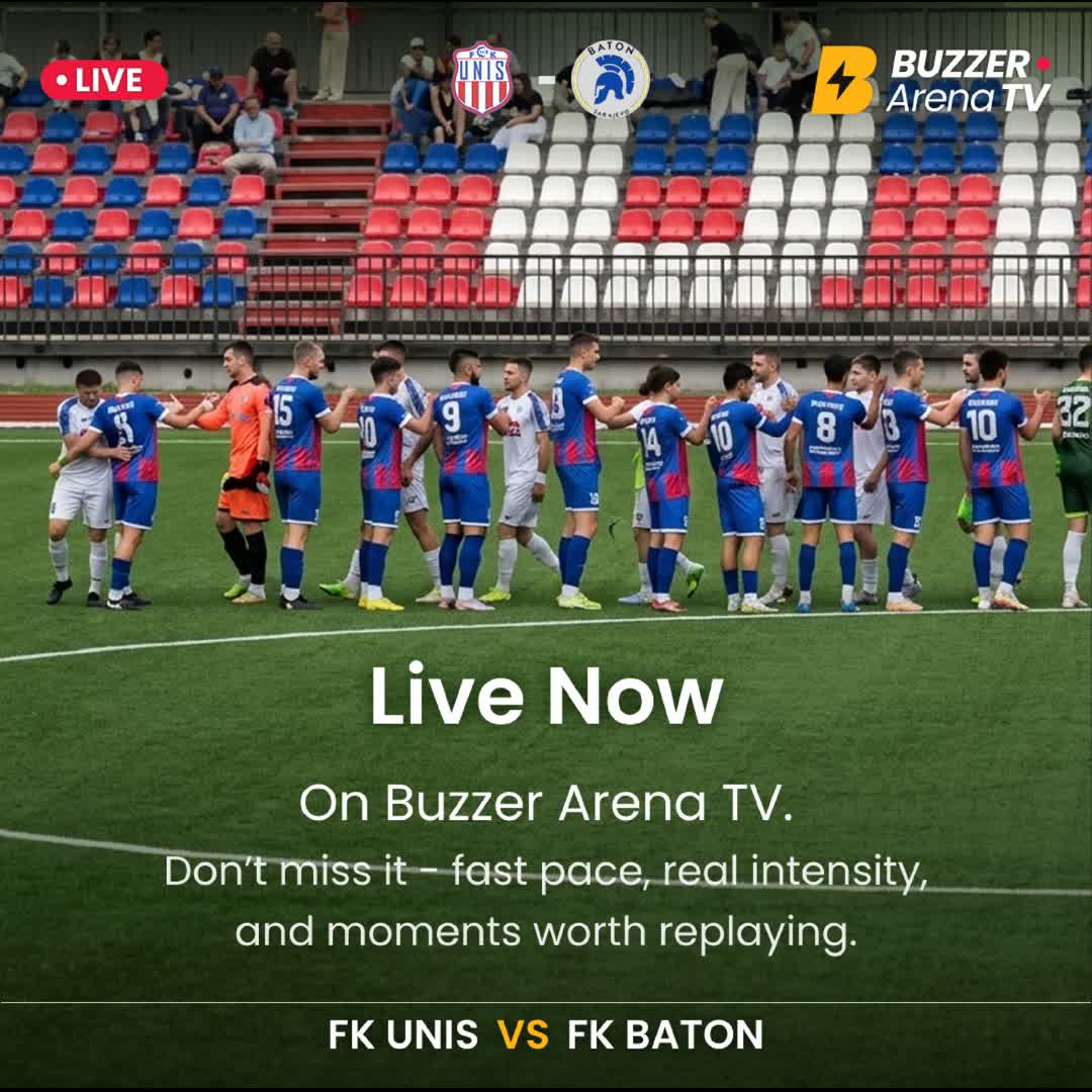 Post by Buzzer Fan: 🔴 POSLJEDNJE KOLO SEZONE JE POČELO! FK UNIS i FK Baton upravo igraju posljednju utakmicu ove takmičarske godine....