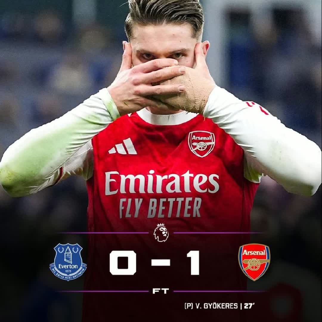 Post by Yeab J: 𝑮𝒚𝒐̈𝒌𝒆𝒓𝒆𝒔 𝑭𝑰𝑹𝑬𝑺 𝒕𝒉𝒆 𝑮𝒖𝒏𝒏𝒆𝒓𝒔 𝒕𝒐 𝒗𝒊𝒄𝒕𝒐𝒓𝒚 🚀 Arsenal maintain a 2️⃣-point lead over...