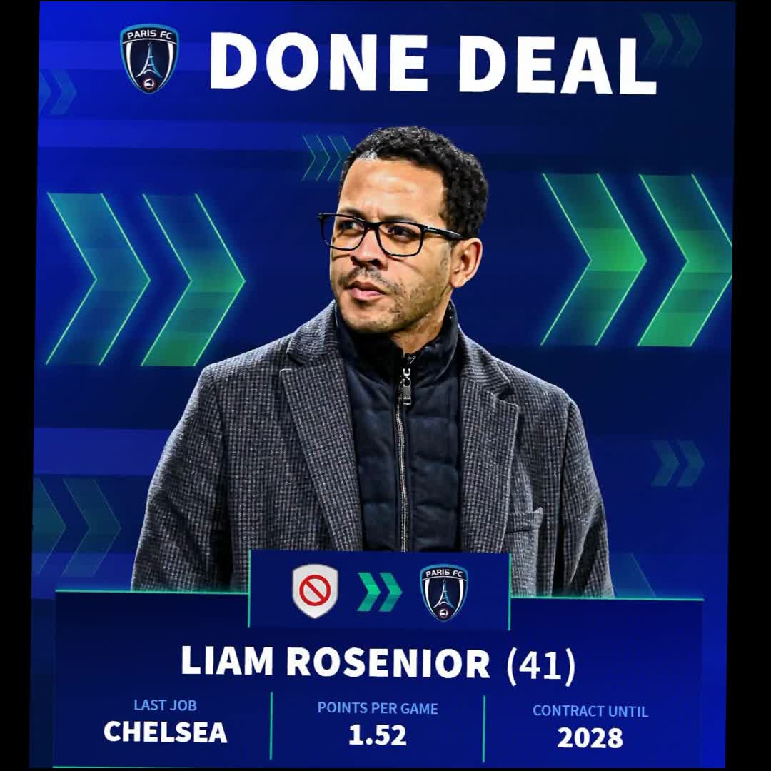 Post by Ekwueme Chibuike: 🇫🇷 A new challenge in the French capital! Former Chelsea boss Liam Rosenior has signed with Paris FC until 2028 as...