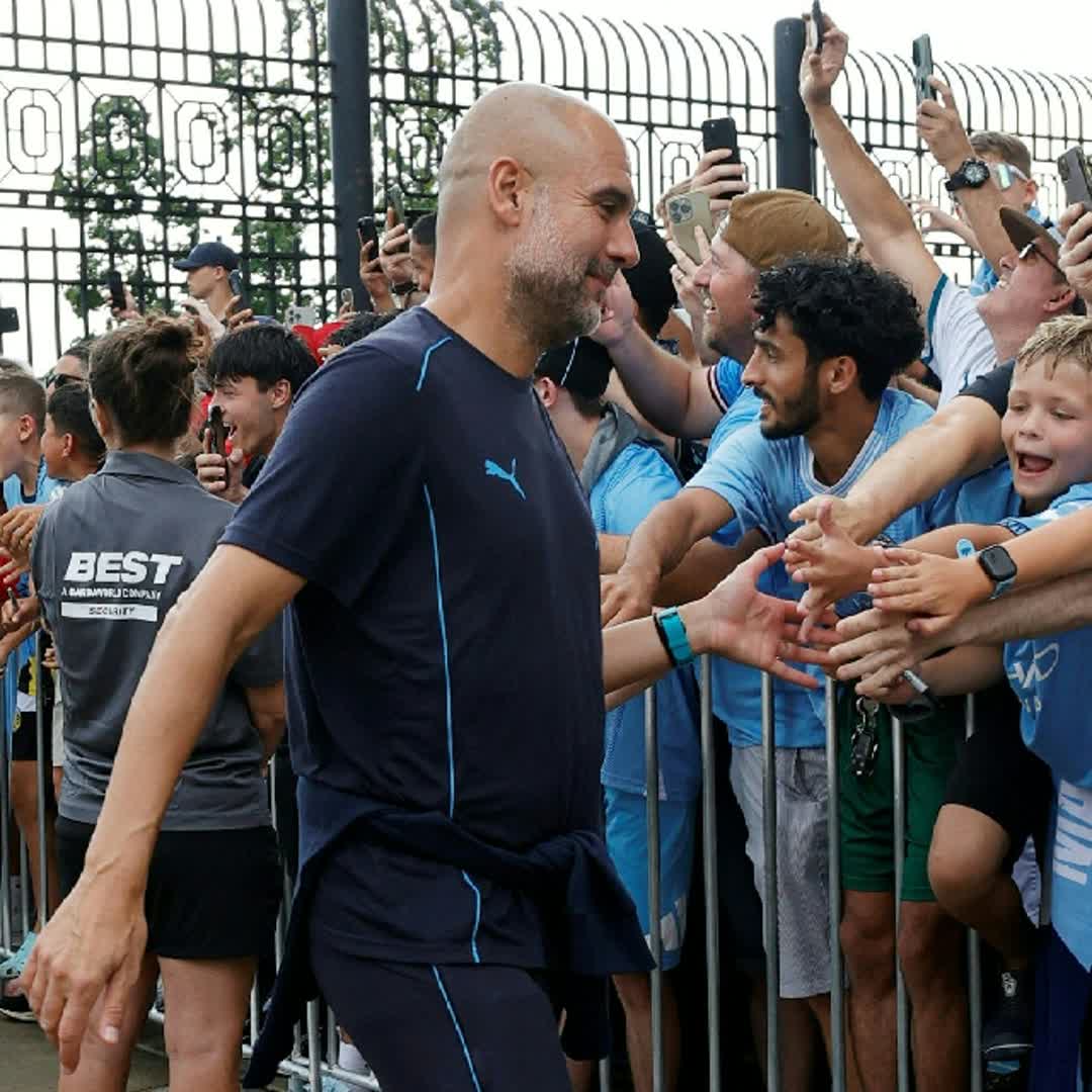 Post by Mesay Degife: Press Conference 🚨: Pep Guardiola will face the media shortly ahead of the Community Shield vs Man Utd on Saturday...