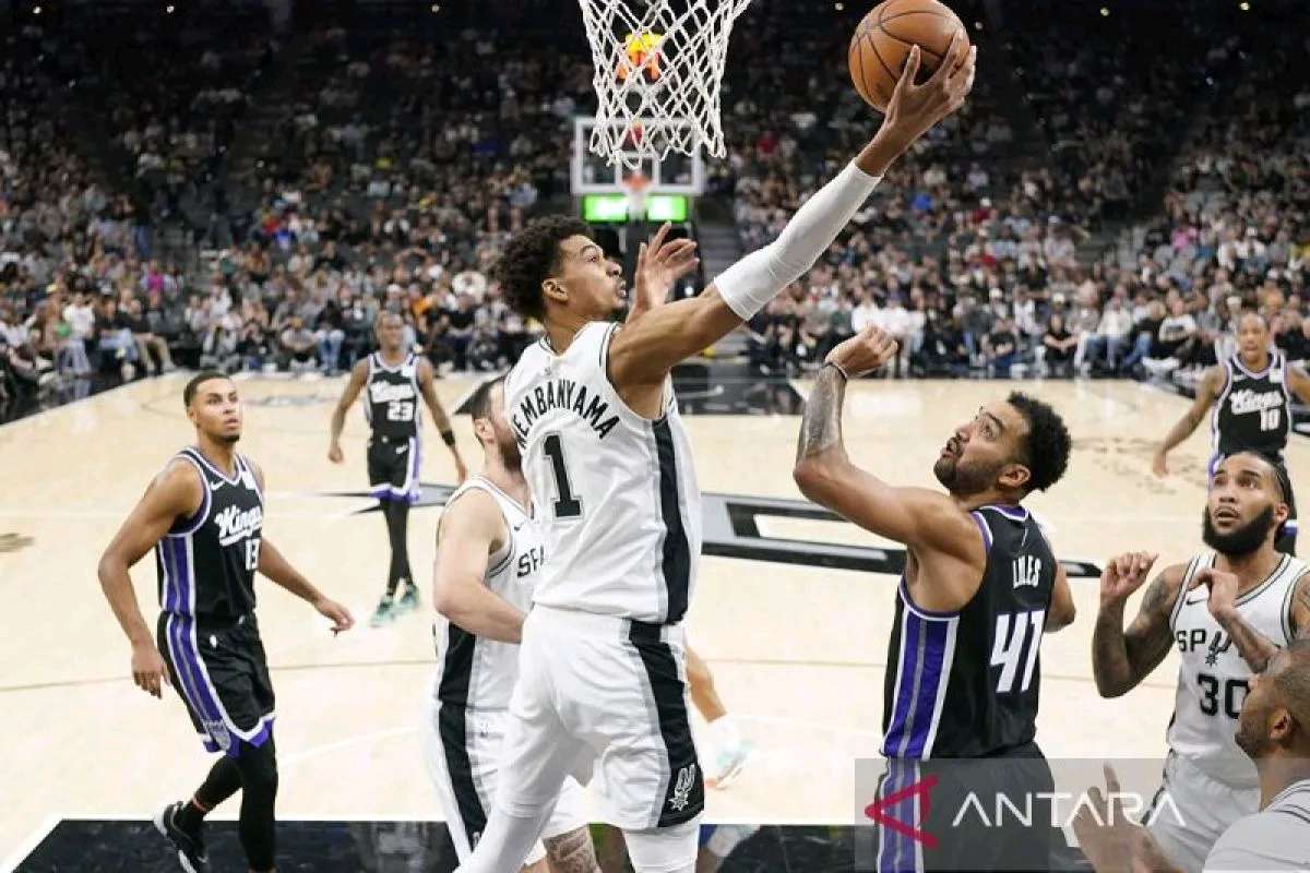 Wembanyama diragukan tampil saat Spurs menjamu Lakers