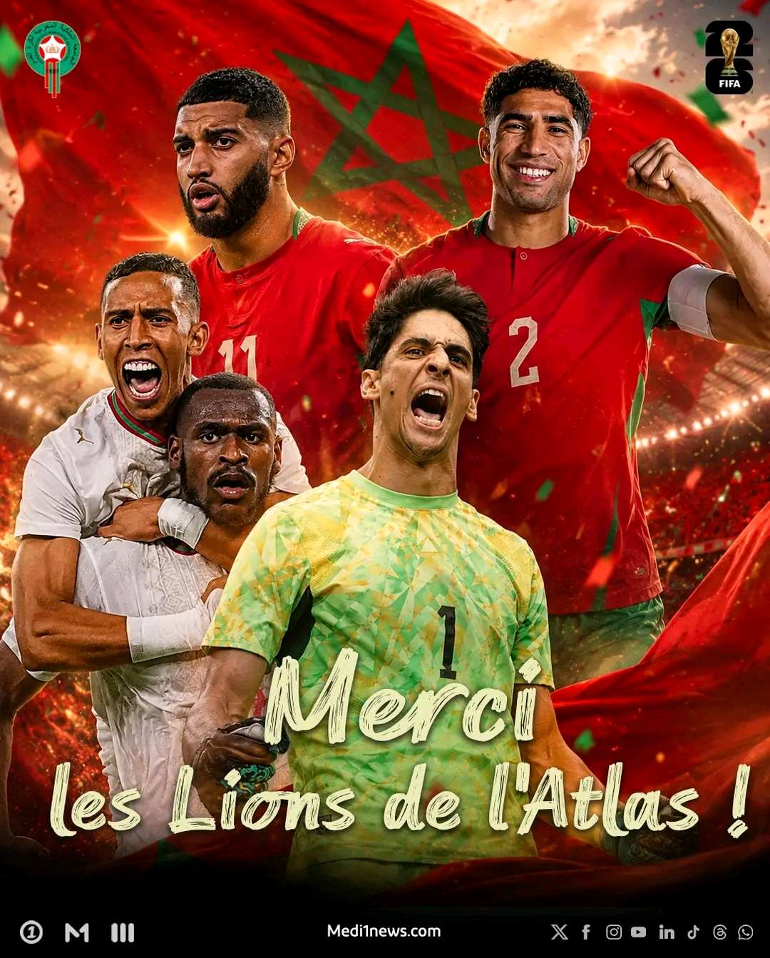 Since you requested them to be **very long ("طويلة على الآخر")**, I have broken them down into distinct thematic reports. You can use these for your blog posts, and they are written with an engaging, passionate tone perfect for sports content.

## Report 1: The Historic Epoch – How Morocco Redefined World Football

### Introduction

The beautiful game has witnessed numerous fairy tales, but none have resonated quite like the monumental rise of the Moroccan National Team. The Atlas Lions did not just play football; they orchestrated a cultural and sporting revolution that shattered the traditional glass ceilings of international tournaments. For decades, the later stages of global football were deemed an exclusive club for European and South American giants. Morocco tore up that script, proving that tactical discipline, unyielding spirit, and technical brilliance can conquer the world.

### The Tactical Masterclass of Walid Regragui

At the heart of this historic ascent was a masterfully engineered tactical system. Stepping into the managerial role with immense pressure, Walid Regragui instilled a defensive masterclass that will be studied in coaching academies for generations.

 ***The Low-Block Sovereignty:** Morocco perfected the art of the compact mid-to-low block. They suffocated spaces between the lines, leaving elite opposition attackers completely isolated.

 ***The Pragmatic Press:** Rather than chasing shadows, the Atlas Lions pressed intelligently in designated triggers, turning defensive recoveries into lethal, vertical transitions.

 ***The Defensive Metrics:** Conceding almost no goals from open play across massive stretches of elite competitive football is a testament to an organized backline, anchored by the heroic positioning of Romain Saïss and the sweeping brilliance of Yassine Bounou.

### Shaking the Foundations of the Elite

Morocco’s journey wasn't a product of luck; it was a gauntlet where they systematically dismantled footballing royalty.

 1. **The Iberian Conquests:** Facing Spain and Portugal back-to-back is a nightmare scenario for most teams. Against Spain, Morocco put on a defensive clinic, frustating "Tiki-Taka" before Yassine Bounou’s legendary penalty shootout heroics. Against Portugal, Youssef En-Nesyri’s gravity-defying header became an iconic image of football history, sealing a historic semifinal spot.

 2. **The Midfield Engine Room:** Sofyan Amrabat’s performances in the heart of the pitch became the stuff of legend. His tireless work rate, ability to break up play, and immaculate transition passing allowed creative forces like Azzedine Ounahi to dictate the tempo against world-class midfielders.

### Conclusion: A Legacy Beyond the Pitch

What Morocco achieved transcends the 90 minutes on the pitch. They united the Arab world, inspired the entire African continent, and earned the universal respect of football purists worldwide. They proved that with absolute unity, flawless tactical execution, and a fierce love for the badge, the impossible is merely an opinion.

## Report 2: The Anatomy of Greatness – Key Pillars of the Atlas Lions

### Introduction

To fully appreciate the magnitude of Morocco’s world-class performances, one must look past the scorelines and analyze the structural pillars that made this team an unstoppable force. It was a perfect synergy of world-class individual talent, tactical flexibility, and an unbreakable psychological bond.

### Key Performance Pillars

| Pillar | Strategic Impact on the Pitch |

|---|---|

| **Elite Flank Dynamics** | Achraf Hakimi and Hakim Ziyech formed arguably the most potent right-sided duo in international football, balancing elite tracking back with devastating attacking output. |

| **The Midfield Anchor** | Sofyan Amrabat functioned as a one-man wrecking ball, covering unbelievable ground and neutralizing transitions before they reached the box. |

| **Goalkeeping Supremacy** | Yassine Bounou provided absolute security, showcasing elite shot-stopping, flawless aerial command, and psychological dominance during penalty shootouts. |

### The Searing Chemistry of the Right Flank

The synergy on Morocco’s right side was pure poetry. Achraf Hakimi, universally recognized as one of the best right-backs on the planet, combined his blistering pace with world-class defensive awareness. Ahead of him, Hakim Ziyech played with a rejuvenated spirit, tracking back to defend deep while retaining the creative magic to unlock defenses with his signature left foot. Their telepathic understanding allowed Morocco to absorb heavy pressure and transition into an attacking threat in a matter of seconds.

### The Unsung Heroes and Tactical Flexibility

While the stars grabbed the headlines, the depth and flexibility of the squad were vital. Nayef Aguerd’s flawless distribution from the back, Jawad El Yamiq’s passionate and fearless cameos, and Sofiane Boufal’s mesmerizing dribbling on the left wing provided a multi-dimensional threat. When injuries hit the squad during high-stakes matches, the tactical discipline never dropped. Every player who stepped onto the pitch knew their role perfectly, showcasing the incredible squad depth and coaching infrastructure behind the scenes.

### Final Words for the Blog

The Atlas Lions have set a new benchmark. They are no longer the underdogs looking for an upset; they are a footballing superpower that commands respect on every stage they step upon.

## Report 3: A Letter of Gratitude – Thank You, Morocco, For Inspiring the World

### Introduction

Every once in a while, a sports team comes along and reminds us why we fell in love with sports in the first place. They remind us that football is more than just a tactical board or a multimillion-dollar industry—it is about passion, identity, sacrifice, and belief. To the Moroccan National Team: this is a tribute, a celebration, and a heartfelt thank you for the beautiful memories you have etched into our hearts.

### Thank You for the Unwavering Passion

Thank you, Atlas Lions, for showing the world what it truly means to play for the badge. Every single match felt like a masterclass in dedication. Watching players fight through exhaustion, cramps, and injuries just to defend their lines for another minute was deeply moving. The sheer emotional investment from the players—and the beautiful scenes of celebrating with their families on the pitch—brought a beautiful, human element back to the global game.

### Thank You for Redefining the Narrative

For too long, African and Arab football teams were labeled as "entertaining but tactically undisciplined." You completely shattered that stereotype on the grandest stage of all. You showed the world a team that was:

 ***Tactically superior** to European giants.

 ***Physically resilient** against the most grueling attacking lines.

 ***Mentally unbreakable** when the entire world was watching.

You gave millions of young kids across Africa, the Middle East, and the diaspora the belief that they can stand toe-to-toe with the very best and win. You changed the mindset of a generation.

### An Everlasting Legacy

The tournament brackets will change, and new campaigns will begin, but what this specific group of Moroccan players achieved is permanent. You didn't just win football matches; you won the hearts of millions across the globe. You brought communities together, sparked celebrations from Rabat to Paris, and left an indelible mark on football history.

**Dima Maghrib! Thank you for the magic, the drama, and the unforgettable glory.**

