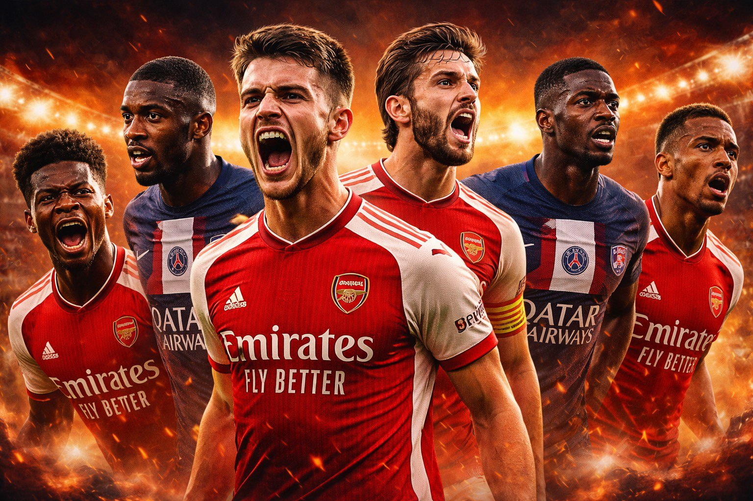 Football fans live for nights like this.



Lights blazing. Stadium roaring. Millions watching around the world. And once again, Arsenal are preparing for one of the biggest European battles in recent memory against Paris Saint-Germain.



For years, Arsenal fans dreamed of returning to the elite stage of European football. Now they are here — not just to participate, but to prove they belong among Europe’s giants.



But standing in their way is a PSG side filled with world-class talent, experience, and expectations.



The question is simple:



Can Arsenal shock Europe?



## The History Between Arsenal and PSG



Interestingly, Arsenal and PSG have never had a fierce historic rivalry like some other European giants. Their meetings have been rare, but always intense.



The two clubs faced each other in the UEFA Champions League group stage during the 2016/17 season. Both matches ended in draws:



- PSG 1-1 Arsenal

- Arsenal 2-2 PSG



Despite PSG often being seen as the richer and more glamorous side over the years, Arsenal have actually never lost to them in competitive European matches for a long time.



That statistic alone gives Arsenal fans hope heading into this clash.



But history means little once the whistle blows.



This is a new generation.

A new Arsenal.

And a PSG side desperate to finally conquer Europe.



## Why Arsenal Can Actually Win This Game



Many neutral fans and bookmakers may lean towards PSG because of their superstar power and European experience.



But writing Arsenal off could be a massive mistake.



### 1. Arsenal’s Pressing Can Hurt PSG



Under Mikel Arteta, Arsenal have become one of the most aggressive pressing teams in Europe.



When Arsenal press high with intensity, even elite teams struggle to play comfortably.



PSG’s defense has shown vulnerability under pressure this season, especially when forced into quick decisions near their own box.



If Arsenal start fast, PSG could panic.



### 2. The Emirates Atmosphere Changes Everything



European nights at the Emirates hit differently.



The crowd energy can completely shift momentum, especially for a young Arsenal side that feeds off emotion and confidence.



When the fans are loud and Arsenal score first, the stadium becomes a nightmare for opponents.



PSG have experienced hostile European atmospheres before — and not always successfully.



### 3. Arsenal’s Midfield Battle Could Decide the Match



This game may be won in midfield.



Declan Rice brings physical dominance, composure, and leadership. Martin Ødegaard controls rhythm and creativity, while Kai Havertz’s movement between the lines can create chaos.



If Arsenal dominate midfield transitions, PSG’s attack could become isolated.



### 4. Arsenal Thrive as Underdogs



One thing about football:

Pressure changes everything.



PSG are expected to win.

Arsenal are expected to “try.”



That psychological difference matters.



Sometimes the more dangerous team is the one playing with freedom instead of fear.



## Players Who Could Change the Entire Game



### Bukayo Saka



Big games are made for big players.



Saka has repeatedly shown he can deliver under pressure. His dribbling, decision-making, and ability to create moments out of nothing make him Arsenal’s biggest attacking weapon.



If PSG fail to contain him early, it could be a very long night for them.



### Declan Rice



Rice might quietly become the most important player on the pitch.



His defensive intelligence, ball recovery, and leadership could stop PSG from controlling transitions.



Champions League knockout football is often about small moments — and Rice specializes in winning them.



### Martin Ødegaard



The captain.

The creator.

The heartbeat.



When Ødegaard is confident, Arsenal play with rhythm and purpose.



His passing between defensive lines could unlock PSG’s defense multiple times during the match.



### Ousmane Dembélé



For PSG, Dembélé’s unpredictability makes him extremely dangerous.



He can destroy defensive structures in seconds with pace and dribbling ability.



Arsenal must stay disciplined whenever he isolates defenders one-on-one.



### Gianluigi Donnarumma



Never underestimate goalkeepers in huge European nights.



One world-class save can completely change momentum.



If Donnarumma enters “elite mode,” Arsenal may need something special to beat him.



## Prediction: A Match Full of Drama



This does not feel like a calm tactical chess match.



It feels emotional.

Fast.

Chaotic.

One of those nights football fans remember for years.



PSG may have the bigger reputation globally, but Arsenal have the hunger, intensity, and tactical structure to seriously hurt them.



And sometimes in football, belief becomes more powerful than reputation.



One thing is guaranteed:



This will be football at its absolute highest level.



Get ready for a classic European night.



#buzzer #fyp #viral #buzzer