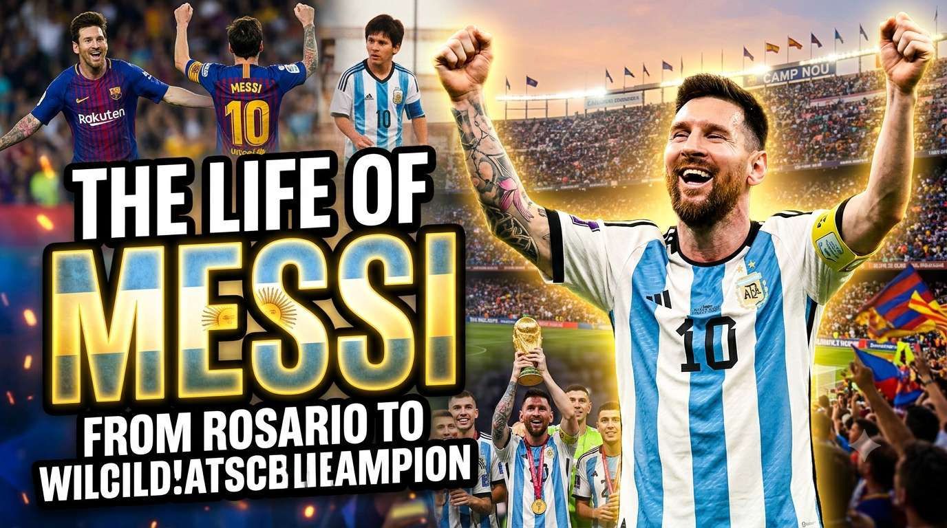 Lionel Andrés Messi is more than a football legend—he is the definition of elegance, creativity, and consistency. For nearly two decades, Messi has mesmerized football fans with breathtaking dribbles, impossible passes, incredible goals, and unmatched vision. 



## **Humble Beginnings in Argentina**

Lionel Messi was born on June 24, 1987, in Rosario, Argentina. From an early age, football became his greatest passion. However, at just 11 years old, Messi was diagnosed with Growth Hormone Deficiency (GHD), a condition that threatened both his health and football career.

His family struggled to afford the expensive treatment, and several clubs hesitated to invest in such a young player. Everything changed when FC Barcelona recognized his incredible talent. The Spanish club offered to pay for his medical treatment and invited him to join their famous La Masia academy. That decision would change football forever.



In 2004, at just 17 years old, Messi made his first-team debut for Barcelona. Over the following years, he evolved into the heart of one of the greatest football teams ever assembled.

## Barcelona: A Golden Era

Messi spent more than two decades with Barcelona, creating memories that football fans will cherish forever. 



During his remarkable Barcelona career, Messi achieved:

  * 10 La Liga titles
  * 7 Copa del Rey trophies
  * 4 UEFA Champions League titles
  * 3 FIFA Club World Cups
  * Numerous Spanish and European Super Cups

Most impressively, he scored 672 goals for Barcelona, becoming the club's all-time leading scorer.



## **Records That Changed Football**

Lionel Messi has broken countless records throughout his career. Some of the most remarkable include:

  * Most goals for a single club
  * Most Ballon d'Or awards in football history
  * Most assists in football history
  * Most goals in La Liga history
  * Most hat-tricks in La Liga
  * Most goal contributions in numerous European competitions



**Paris Saint-Germain: A New Challenge**

In 2021, financial difficulties forced Barcelona to part ways with their greatest player. The emotional farewell shocked football fans worldwide.

Messi joined Paris Saint-Germain (PSG), where he formed an exciting attacking trio with Neymar and Kylian Mbappé. During his time in France, he won domestic league titles while continuing to provide goals and assists at an elite level.

 In 2023, Messi signed for Inter Miami in Major League Soccer (MLS). His arrival transformed football in the United States almost overnight.

**International Glory with Argentina**

For many years, critics argued that Messi needed international success to complete his legacy.

Then came the greatest achievement of his career.

At the 2022 FIFA World Cup in Qatar, Messi produced one of the finest tournament performances ever seen. With outstanding goals, assists, leadership, and composure, he guided Argentina to World Cup glory after an unforgettable final against France.

The World Cup victory completed football's ultimate collection of achievements and silenced every remaining doubt about his greatness.

**Playing Style: Football as an Art Form**

Unlike many players who rely mainly on physical strength or speed, Messi's greatest weapon has always been his football intelligence.

**His unique qualities include:**

  * Extraordinary close ball control
  * World-class vision and passing
  * Precise finishing with either foot
  * Incredible dribbling in tight spaces
  * Calm decision-making under pressure
  * Ability to create chances from impossible situations

## **Humility Beyond Greatness**

Despite his extraordinary achievements, Messi has remained known for his humble personality.

He prefers letting his football speak for itself. His quiet leadership, respect for teammates, and dedication to family have earned admiration from fans, coaches, and opponents alike.

**The Legacy of Lionel Messi**

Lionel Messi's story is not simply about records, trophies, or individual awards.

It is the story of a small boy who refused to let physical limitations define his future.



As future players chase new records, one thing will remain certain: Lionel Messi's influence on football will never fade. His name will forever symbolize creativity, excellence, and the beautiful game at its very finest.

**"True greatness isn't measured only by goals or trophies—it is measured by the joy you bring to millions. Lionel Messi has done exactly that, making football more beautiful every time he stepped onto the pitch."**