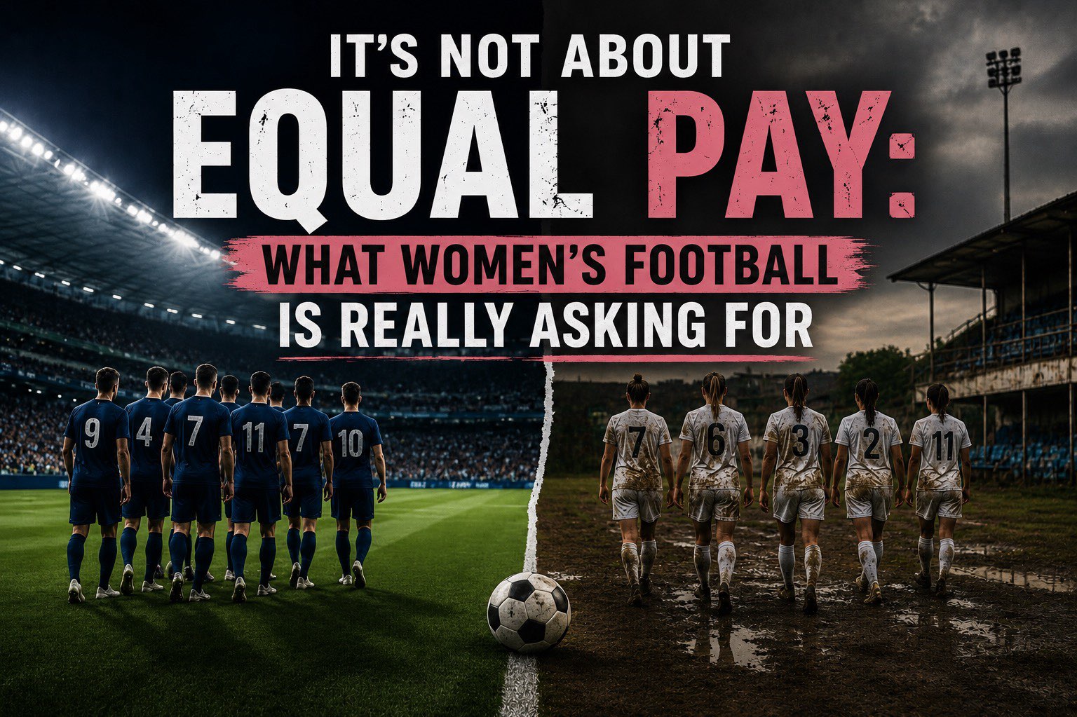 A football pitch doesn’t know whether the person stepping onto it is a man or a woman. The goal is the same size. The ball is the same. The rules are the same. The exhaustion after a difficult match, the pain of losing and the emotion of winning don’t have a gender either.

![](https://d32kj04sxj85qr.cloudfront.net/public/users/a4380428-d091-70f7-d93d-c3744ee8a566/blogs/cee9c787-c97c-46ec-bea2-74febca7977e.png =1536x1024)
  
And yet, the reality surrounding the game is often very different.

Women’s football has taken enormous steps forward in recent years. We see packed stadiums, growing audiences, more clubs developing women’s teams, and more young girls believing that football can be part of their future.

But progress doesn’t mean equality has already been achieved.

And I’m not talking about equal pay. Men’s and women’s football currently don’t generate the same revenue from broadcasting rights, sponsorships, advertising and audiences. That difference exists, and there is no point pretending otherwise.

But there are things that shouldn’t depend so heavily on whether a team is male or female.

## **Equality Starts Off the Pitch**

Quality training facilities. Good pitches. Medical care. Recovery. Proper nutrition. Physiotherapy. Suitable travel and rest conditions.

These are not privileges. They are part of the environment every athlete needs when they are expected to perform at a high level.

Imagine a club with both men’s and women’s teams. One has access to a well-maintained pitch, a gym, medical facilities, enough specialists and everything needed for proper recovery. The other wears the same badge but trains at a secondary facility and has much more limited access to those same resources.

Of course, budgets are different. No one expects everything to be identical.

But there should be a standard below which high-level sport should not fall.

## **Health Has No Gender**

The quality of a pitch isn’t simply a matter of comfort. It affects the training process, the stress placed on the body and the risk of injury.

The same applies to recovery.

Football doesn’t end with the final whistle or when training finishes. The body needs to be prepared for the next physical demand, and when an injury occurs, proper diagnosis and rehabilitation can determine not only when a player returns to the pitch, but sometimes how their career continues.

That’s why access to doctors, physiotherapists and other specialists shouldn’t be treated as a bonus.

An injury doesn’t choose whether the player is a man or a woman.

Neither should the quality of care.

## **The 90 Minutes Start Long Before Kick-Off**

Travel is another part of football that is easily invisible to the people watching from the stands or at home.

One team arrives the day before a match, checks into a suitable hotel, eats properly and has enough time to rest. Another spends long hours travelling, arrives late and soon afterwards is expected to step onto the pitch and perform at its best.

Both are expected to deliver a result.

But the preparation behind that result is completely different.

Performance doesn’t begin with the referee’s first whistle. It begins with everything that happens before it.

## **This Isn’t About Special Treatment**

Women’s football doesn’t need privileges in order to grow.

It needs the foundation that makes growth possible.

We cannot expect the quality of the game to improve if we don’t first create an environment that allows it to happen.

Better facilities allow for better preparation. Quality medical care protects players’ health and careers. Proper recovery makes higher physical demands possible. Strong youth development creates a stronger next generation.

And when the quality improves, interest in the game grows with it.

More spectators. More attention. More sponsors. More opportunities.

Investment should not always be the reward that comes after growth. Sometimes, investment is the reason growth happens in the first place.

![](https://d32kj04sxj85qr.cloudfront.net/public/users/a4380428-d091-70f7-d93d-c3744ee8a566/blogs/2e20c5b3-1f56-499e-99f8-94c543f46ad1.png =1536x1024)
  
**The Same Game**

Women’s football has never been as visible as it is today.

More people are watching. More clubs are investing. More girls are starting to play. And every generation of female players makes the path a little easier for the generation that follows.

I don’t know when we will be able to talk about true equality in football. And perhaps equality will never mean completely identical budgets or salaries.

But there is a much more realistic goal.

Good pitches. Medical care. Proper recovery. Suitable nutrition. Reasonable travel conditions. Access to the specialists players need.

Because a female footballer isn’t asking for the game to be easier for her. She isn’t asking for different rules, and she isn’t asking for victory to be handed to her.

She simply wants the opportunity to arrive on the pitch prepared to show the best of what she can do.

If we expect the same high standards on the pitch, perhaps it’s time to pay more attention to what happens off it too.

**Same game. Different reality. But a reality we can change.**