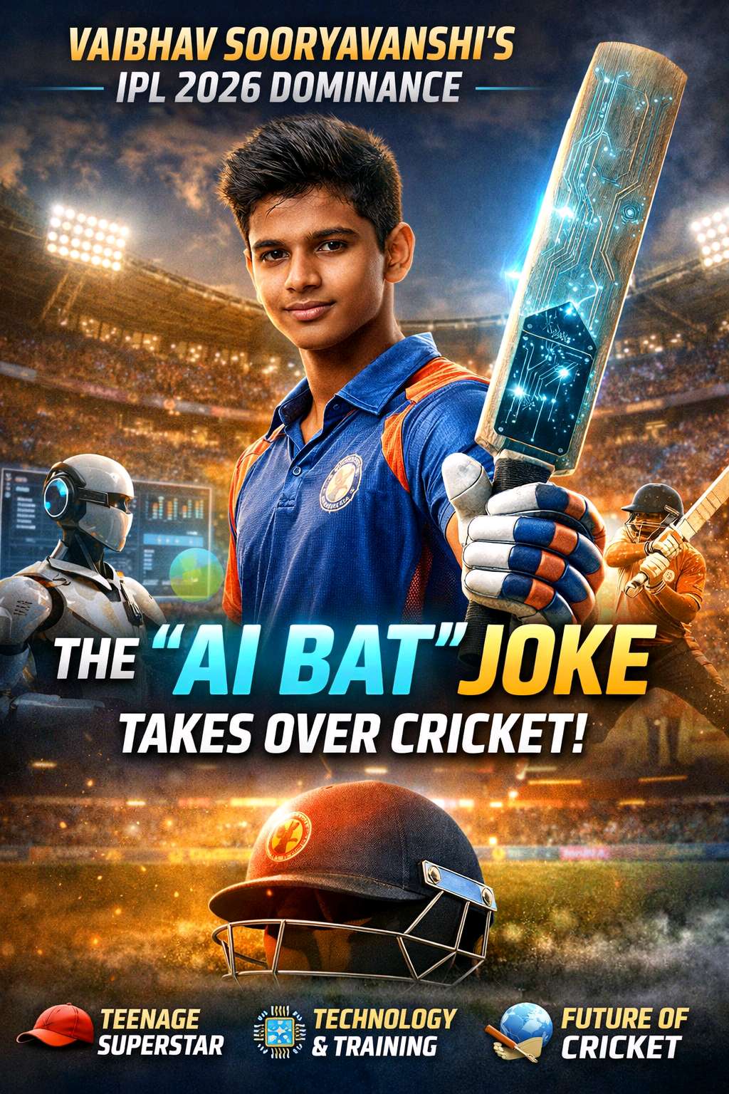 Vaibhav Sooryavanshi’s dominance in IPL 2026 triggers light-hearted AI remark