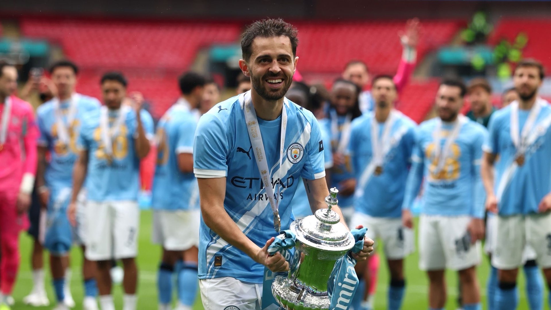 Bernardo Silva has signed for Real Madrid; the midfielder's contract at Manchester City expired this summer; Silva has signed a two-year deal at the LaLiga club; the 31-year-old joins Chelsea defender Marc Cucurella in signing following the appointment of Jose Mourinho



Bernardo Silva won six Premier League titles and one Champions League during his nine seasons with Man City



Real Madrid have signed former Manchester City midfielder Bernardo Silva on a free transfer.



The 31-year-old's contract at City expired at the end of last season, which brought to a close his trophy-laden nine-year stay at the club.



Silva has signed a two-year deal at Real, who have already added Chelsea left-back Marc Cucurella in a £51.8m and extended the contract of centre-back Antonio Rudiger following the return of head coach Jose Mourinho.



Barcelona and Atletico Madrid also made offers to Silva, but he opted to accept Real Madrid's.



Silva scored 76 goals in 460 appearances for City after joining from Monaco in 2017. He played a key part in winning six Premier League titles and one Champions League among 16 major trophies during his time at the club.



Silva captained City in his final season and played in all 38 of their Premier League matches as they finished second, winning the Carabao Cup and FA Cup.



He is set to feature for Portugal at the World Cup in their opening Group K match against DR Congo on Wednesday evening.



Real Madrid have made a busy start to the summer with deals for free agent Ibrahima Konate and Denzel Dumfries set to be announced after landing Cucurella on a six-year deal.



The fee for the defender is £47.5m plus £4.3m in add-ons, with the potential to rise to £51.8m in total.



Chelsea signed Cucurella from Brighton four years ago for £63m. The 27-year-old made 163 appearances for the club, winning the Conference League and Club World Cup.



Multiple clubs were interested in signing him but the former Barcelona full-back wanted to join Real Madrid. He had been linked with a return to Barca, as well as Atletico Madrid and Manchester City.



Cucurella's move to Real Madrid is totally separate from any possible move for midfielder Enzo Fernandez to the same club. Fernandez said in an interview back in April that he would welcome living in Madrid. #premierleague



BREAKING

Bernardo Silva has signed for Real Madrid; the midfielder's contract at Manchester City expired this summer; Silva has signed a two-year deal at the LaLiga club; the 31-year-old joins Chelsea defender Marc Cucurella in signing following the appointment of Jose Mourinho



Bernardo Silva won six Premier League titles and one Champions League during his nine seasons with Man City



Real Madrid have signed former Manchester City midfielder Bernardo Silva on a free transfer.



The 31-year-old's contract at City expired at the end of last season, which brought to a close his trophy-laden nine-year stay at the club.



Silva has signed a two-year deal at Real, who have already added Chelsea left-back Marc Cucurella in a £51.8m and extended the contract of centre-back Antonio Rudiger following the return of head coach Jose Mourinho.



Barcelona and Atletico Madrid also made offers to Silva, but he opted to accept Real Madrid's.



Silva scored 76 goals in 460 appearances for City after joining from Monaco in 2017. He played a key part in winning six Premier League titles and one Champions League among 16 major trophies during his time at the club.



Silva captained City in his final season and played in all 38 of their Premier League matches as they finished second, winning the Carabao Cup and FA Cup.



He is set to feature for Portugal at the World Cup in their opening Group K match against DR Congo on Wednesday evening.



Real Madrid have made a busy start to the summer with deals for free agent Ibrahima Konate and Denzel Dumfries set to be announced after landing Cucurella on a six-year deal.



The fee for the defender is £47.5m plus £4.3m in add-ons, with the potential to rise to £51.8m in total.



Chelsea signed Cucurella from Brighton four years ago for £63m. The 27-year-old made 163 appearances for the club, winning the Conference League and Club World Cup.



Multiple clubs were interested in signing him but the former Barcelona full-back wanted to join Real Madrid. He had been linked with a return to Barca, as well as Atletico Madrid and Manchester City.



Cucurella's move to Real Madrid is totally separate from any possible move for midfielder Enzo Fernandez to the same club. Fernandez said in an interview back in April that he would welcome living in Madrid.

