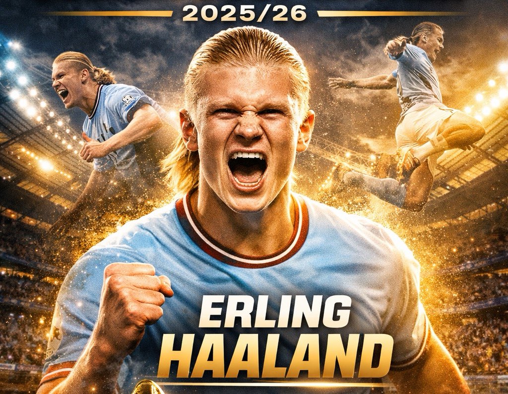 Introduction: When Greatness Becomes Routine



In football, there are moments that surprise us—and then there are players who make excellence feel inevitable.



Erling Haaland belongs firmly in the latter category.



The 2025/26 season will be remembered not for unpredictability, but for confirmation. Confirmation that Haaland is no longer just one of the best strikers in the world—he is the benchmark. With 27 goals, he secured yet another Golden Boot, reinforcing a truth defenders across the globe already know:



If Haaland is on the pitch, goals are coming.



But behind those 27 goals lies a deeper story—one of evolution, tactical intelligence, physical dominance, and an obsession with perfection.



⸻



Chapter 1: The Evolution of a Modern Striker



Haaland didn’t become the world’s most feared striker overnight. His journey has been one of rapid, relentless progression.



From his early days in Norway to dominating Europe’s top leagues, every step has added a new layer to his game:

	•	Raw pace evolved into controlled explosiveness

	•	Physical strength became strategic dominance

	•	Finishing improved from instinctive to surgical



By the time the 2025/26 season kicked off, Haaland was no longer developing—he was refining.



And that’s what makes this Golden Boot special.



This wasn’t a breakthrough.

This was mastery.



⸻



Chapter 2: Breaking Down the 27 Goals



Numbers tell a story—but only if you look closely.



Haaland’s 27 goals weren’t just impressive in quantity; they were diverse in nature:



Types of Goals Scored

	•	Inside-the-box finishes: Majority dominance

	•	Headers: Aerial superiority

	•	Counter-attack goals: Pace in full effect

	•	One-touch finishes: Elite instinct

	•	Penalties: Ice-cold composure



What stands out is his efficiency. Haaland doesn’t need 10 chances to score one goal. Often, he needs just one.



Goal Distribution Across the Season



Unlike streaky strikers, Haaland’s goals were evenly spread:

	•	Early season: Immediate impact

	•	Mid-season: Sustained pressure

	•	Final stretch: Title-defining contributions



This consistency is what separates Golden Boot winners from contenders.



⸻



Chapter 3: The Science Behind His Movement



If you freeze a match just seconds before Haaland scores, you’ll notice something fascinating:



He’s already in position.



His movement is not reactive—it’s predictive.



Key Elements of His Movement

	•	Timing runs to perfection

	•	Exploiting defensive gaps

	•	Anticipating rebounds before they happen

	•	Creating separation in tight spaces



This is not luck. This is intelligence.



Defenders aren’t just beaten physically—they’re outthought.



⸻



Chapter 4: Physical Dominance in the Modern Game



Football has evolved into a faster, more technical sport—but physicality still matters.



And Haaland? He’s the perfect hybrid.



Attributes That Set Him Apart

	•	Strength: Impossible to push off the ball

	•	Speed: Devastating over short and long distances

	•	Balance: Maintains control under pressure

	•	Stamina: Relentless throughout 90 minutes



He doesn’t just match defenders physically—he overwhelms them.



⸻



Chapter 5: The Psychological Edge



Great strikers score goals. Elite strikers control games mentally.



Haaland’s mindset is one of his greatest weapons.



Key Traits

	•	Fearlessness in big moments

	•	Short memory after missed chances

	•	Relentless hunger after scoring

	•	Absolute confidence in his ability



Defenders know they can’t afford mistakes—and that pressure alone creates openings.



⸻



Chapter 6: Big Games, Bigger Impact



Some players disappear in big matches.



Haaland? He announces himself.



Throughout the season, his goals came in:

	•	High-stakes clashes

	•	Crucial league deciders

	•	Matches where margins were razor-thin



These aren’t just goals—they’re moment-defining contributions.



⸻



Chapter 7: Tactical Importance to His Team



Haaland’s impact goes far beyond goals.



How He Changes the Game

	•	Forces defensive lines deeper

	•	Creates space for midfielders

	•	Attracts multiple defenders

	•	Opens channels for wide players



Even when he doesn’t score, he influences everything.



He is not just a striker.

He is a system.



⸻



Chapter 8: The Golden Boot Race



Every season has contenders—but only one winner.



The 2025/26 race featured several elite forwards pushing the limits. For a while, the leaderboard was competitive.



But Haaland’s consistency created separation.



While others:

	•	Went on scoring streaks

	•	Then faded



Haaland:

	•	Delivered every week



And in the end, that’s what matters.



⸻



Chapter 9: Efficiency vs Volume



Modern football often celebrates high shot volumes—but Haaland redefines efficiency.



What Makes Him Different

	•	Fewer touches, higher impact

	•	Minimal wasted movement

	•	Maximum output per opportunity



He doesn’t need to dominate possession to dominate the scoreboard.



⸻



Chapter 10: The Fear Factor



Ask any defender what it’s like facing Haaland, and one word comes up repeatedly:



Pressure.



Constant. Relentless. Unforgiving.



Even when he’s quiet, he’s dangerous.



And that fear leads to:

	•	Mistakes

	•	Miscommunication

	•	Defensive panic



Which, more often than not… leads to goals.



⸻



Chapter 11: Comparisons and Legacy Talks



With every Golden Boot, comparisons grow louder.



Where does Haaland rank among:

	•	The greatest strikers of all time?

	•	The most dominant players of this era?



While debates continue, one thing is certain:



He’s building a legacy that will be impossible to ignore.



⸻



Chapter 12: Fan Culture and Global Influence



Haaland’s impact goes beyond the pitch.



Across social media:

	•	Fans celebrate his goals instantly

	•	Highlight reels go viral

	•	Debates spark across continents



He represents a new era of football fandom—fast, global, and data-driven.



⸻



Chapter 13: What Defenders Are Trying (and Failing) to Do



Teams have tried everything:

	•	Double marking

	•	Deep defensive blocks

	•	Physical marking

	•	Tactical fouls



And yet… he still scores.



Because Haaland adapts.



⸻



Chapter 14: The Numbers Behind the Dominance



Beyond the 27 goals, his metrics are elite:

	•	High conversion rate

	•	Expected goals (xG) alignment or overperformance

	•	Shot accuracy

	•	Minimal wasted chances



In analytics terms, he’s a dream player.



⸻



Chapter 15: What Comes Next?



This is the most exciting part.



Because Haaland is still improving.



Areas He Could Elevate Further

	•	Playmaking involvement

	•	Long-range shooting consistency

	•	Leadership presence



If he adds even more dimensions to his game…



The league isn’t ready.



⸻



Conclusion: The Era of Haaland Continues



The 2025/26 Golden Boot is more than an award.



It’s confirmation.



27 goals.

Relentless consistency.

Unmatched presence.



Erling Haaland is not just dominating football—he is redefining what it means to be a striker in the modern era.



And the scariest part?



He’s just getting started.



⸻



When the 2025/26 football season began, expectations were already sky-high for Erling Haaland. The Norwegian striker had already cemented himself as one of the most lethal forwards in world football, a player capable of turning half-chances into goals and dominating defenders with frightening consistency.



Yet, even by his own extraordinary standards, this season stood out.



With 27 goals, Haaland claimed the Golden Boot, once again proving that in modern football, consistency, power, and precision can coexist in one unstoppable force. This wasn’t just another individual accolade—it was a statement. A declaration that Haaland isn’t just part of the elite; he’s redefining it.



⸻



A Season Defined by Consistency



What separates good strikers from great ones isn’t just the number of goals they score—it’s when and how often they deliver.



Haaland’s 27 goals didn’t come in bursts followed by silence. Instead, they were spread across the season with remarkable regularity. Week after week, he showed up. Big games, tight matches, high-pressure moments—it didn’t matter.



He scored:

	•	Crucial openers that set the tone

	•	Late winners that secured vital points

	•	Equalizers that rescued games from defeat



This level of consistency is what makes a Golden Boot winner truly deserving. It’s not just about volume—it’s about impact.



⸻



The Anatomy of a Goal Machine



To understand Haaland’s dominance, you have to break down his game.



1. Physical Presence



Standing tall with a powerful frame, Haaland is built like a modern-day warrior. Defenders struggle to outmuscle him, and even when they manage to get close, he finds a way to break free.



2. Positioning



Perhaps his most underrated skill is his movement off the ball. Haaland has an almost supernatural ability to be in the right place at the right time.



Tap-ins? Yes.

Headers? Absolutely.

Long-range strikes? When needed.



He doesn’t just score goals—he hunts them.



3. Finishing Ability



Clinical. Ruthless. Efficient.



Whether it’s a one-on-one with the goalkeeper or a split-second reaction inside the box, Haaland rarely wastes opportunities. His conversion rate remains among the best in the world.



⸻



Big Games, Big Moments



Every Golden Boot winner has defining moments—and Haaland’s season was filled with them.



There were matches where his goals:

	•	Turned draws into wins

	•	Shifted momentum in title races

	•	Silenced hostile away crowds



In high-stakes games, when pressure peaks and nerves tighten, Haaland thrives. He doesn’t shy away from responsibility—he embraces it.



⸻



The Mentality of a Champion



Behind every great player is a mindset that separates them from the rest.



Haaland’s mentality is simple:



Score goals. Win games. Repeat.



There’s no unnecessary flair or distraction. His focus is relentless. Even after scoring, his hunger doesn’t fade—it grows.



Miss a chance? He resets instantly.

Score a goal? He wants another.



This mentality is what turns elite players into legends.



⸻



Comparisons with the Greats



In any era, a striker who dominates like Haaland invites comparisons.



Fans and analysts often debate where he stands among:

	•	The legendary goal scorers of the past

	•	The modern icons of the game

	•	The future of football’s attacking evolution



While comparisons are inevitable, Haaland is carving out his own identity—one built on efficiency, power, and an almost mechanical reliability.



⸻



Tactical Impact on His Team



Haaland’s influence goes beyond goals.



His presence:

	•	Forces defenders to stay deeper

	•	Creates space for teammates

	•	Alters opposition game plans



Teams don’t just play against Haaland—they prepare for him.



And even when tightly marked, he finds ways to contribute. A decoy run, a physical duel, or simply occupying defenders—his impact is constant.



⸻



The Race for the Golden Boot



The 2025/26 season featured intense competition among top strikers. Several players had impressive campaigns, pushing the goal-scoring charts to exciting heights.



But as the season progressed, one thing became clear:



Haaland wasn’t just competing—he was leading.



While others had moments of brilliance, Haaland maintained a steady rhythm that kept him ahead. By the final stretch, his consistency proved decisive.



27 goals.

A clear winner.

No debate.



⸻



Fan Reactions and Global Impact



Across the world, fans reacted with a mix of awe and admiration.



Social media buzzed with:

	•	Highlight clips of his goals

	•	Debates about his legacy

	•	Praise for his consistency



For many, Haaland represents the future of football—a new kind of striker who blends traditional physicality with modern efficiency.



⸻



What Makes This Achievement Special?



Winning a Golden Boot is never easy. Doing it in today’s competitive environment makes it even more impressive.



This achievement stands out because:

	•	Defensive systems are more advanced than ever

	•	Opponents analyze every movement

	•	Physical demands are higher



Yet, despite all these challenges, Haaland continues to deliver.



⸻



Looking Ahead: Can He Be Stopped?



The big question now is simple:



Can anyone stop Haaland next season?



Defenders will study him. Coaches will design strategies. Teams will adapt.



But history suggests one thing—Haaland adapts faster.



If this season is anything to go by, the next campaign could be even more explosive.



⸻



Legacy in the Making



At his current trajectory, Haaland isn’t just chasing records—he’s building a legacy.



Each goal adds to his story.

Each season strengthens his case.



And with multiple years still ahead of him, the possibilities are endless.



⸻



Conclusion: The Machine Rolls On



The 2025/26 Golden Boot isn’t just another trophy—it’s a symbol of dominance.



27 goals.

One winner.

Total control.



Erling Haaland has once again shown the world what it means to be a true striker.



And the most exciting part?



He’s not done yet.

