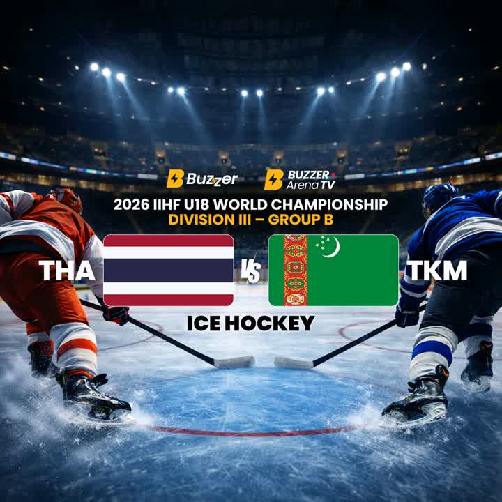 THA vs TKM IIHF U18 World Championship Division III, Group B