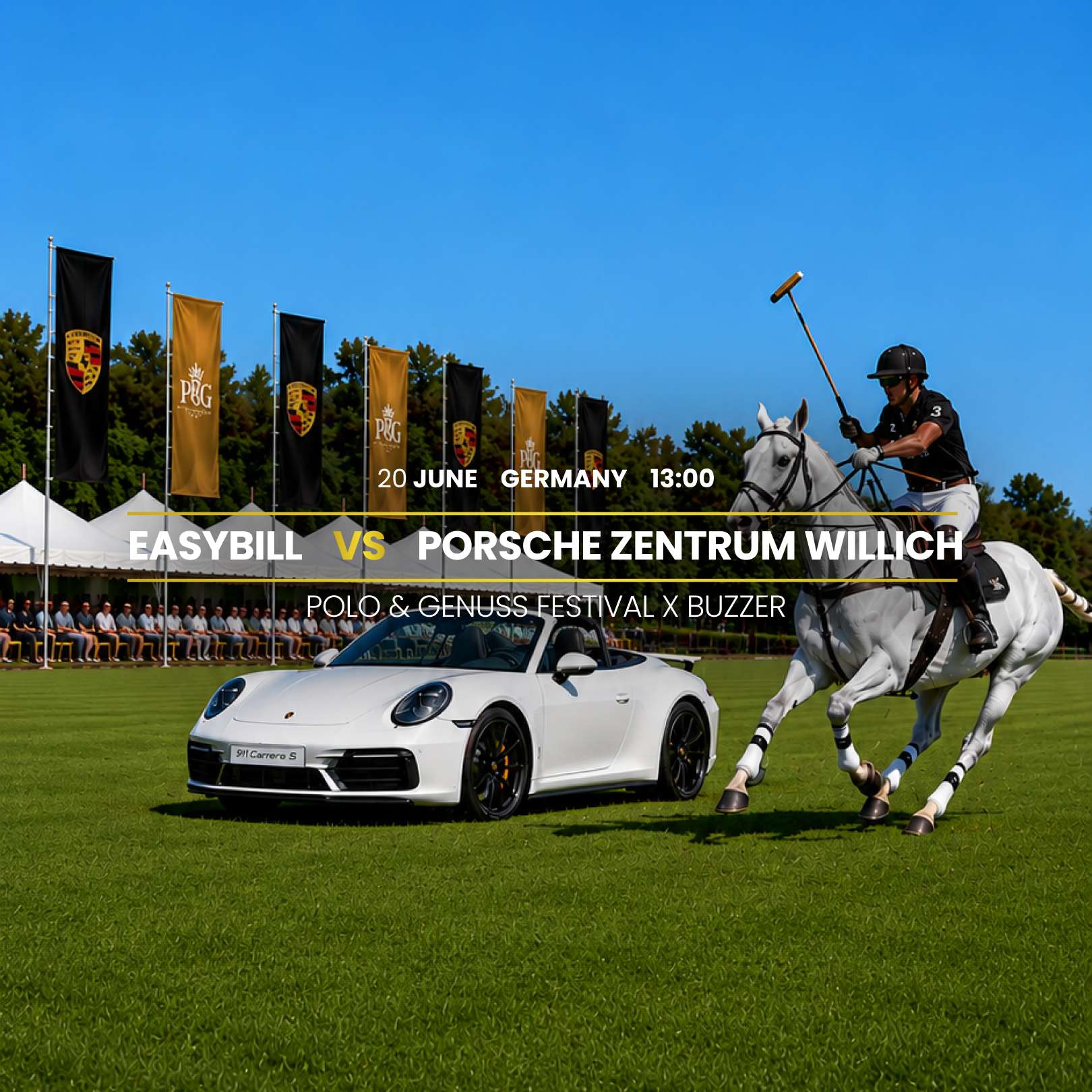EASY BILL vs PORSCHE ZENTRUM WILLICH – POLO & GENUSS FESTIVAL