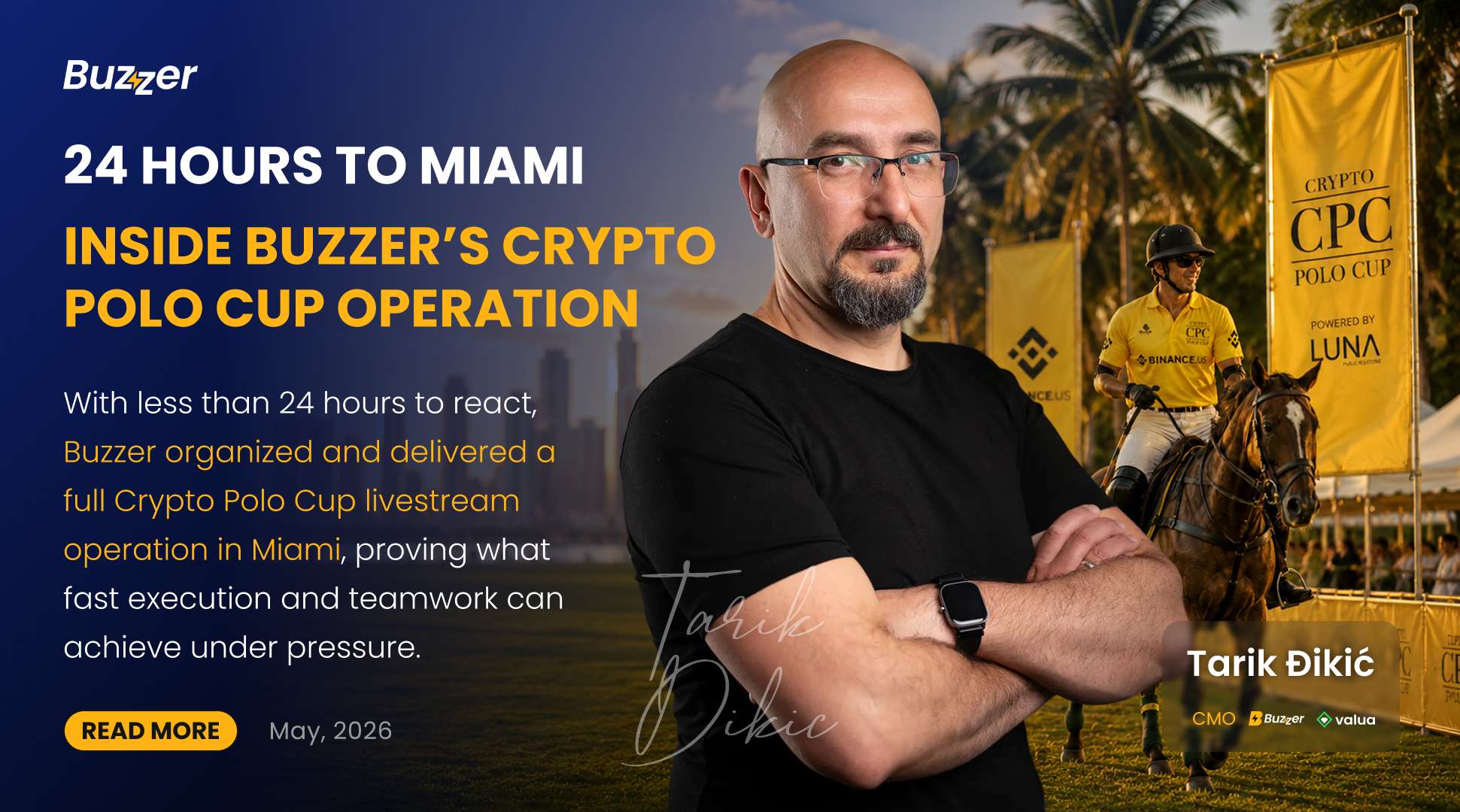24 Hours to Miami, Inside Buzzer’s Crypto Polo Cup Operation
