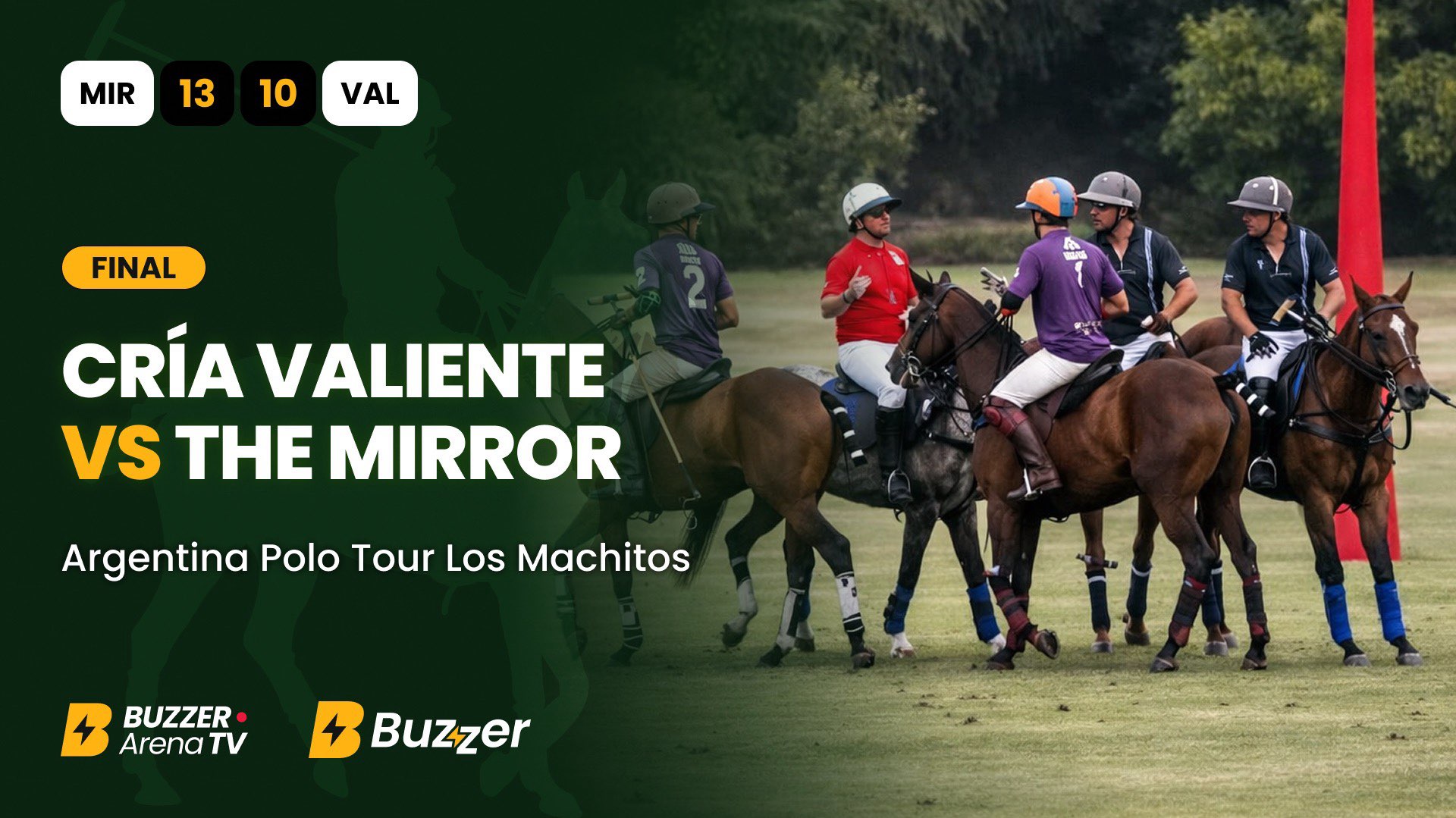 The Mirror Defeats Cría Valiente 13–10 to Win Argentina Polo Tour – Los Machitos Final